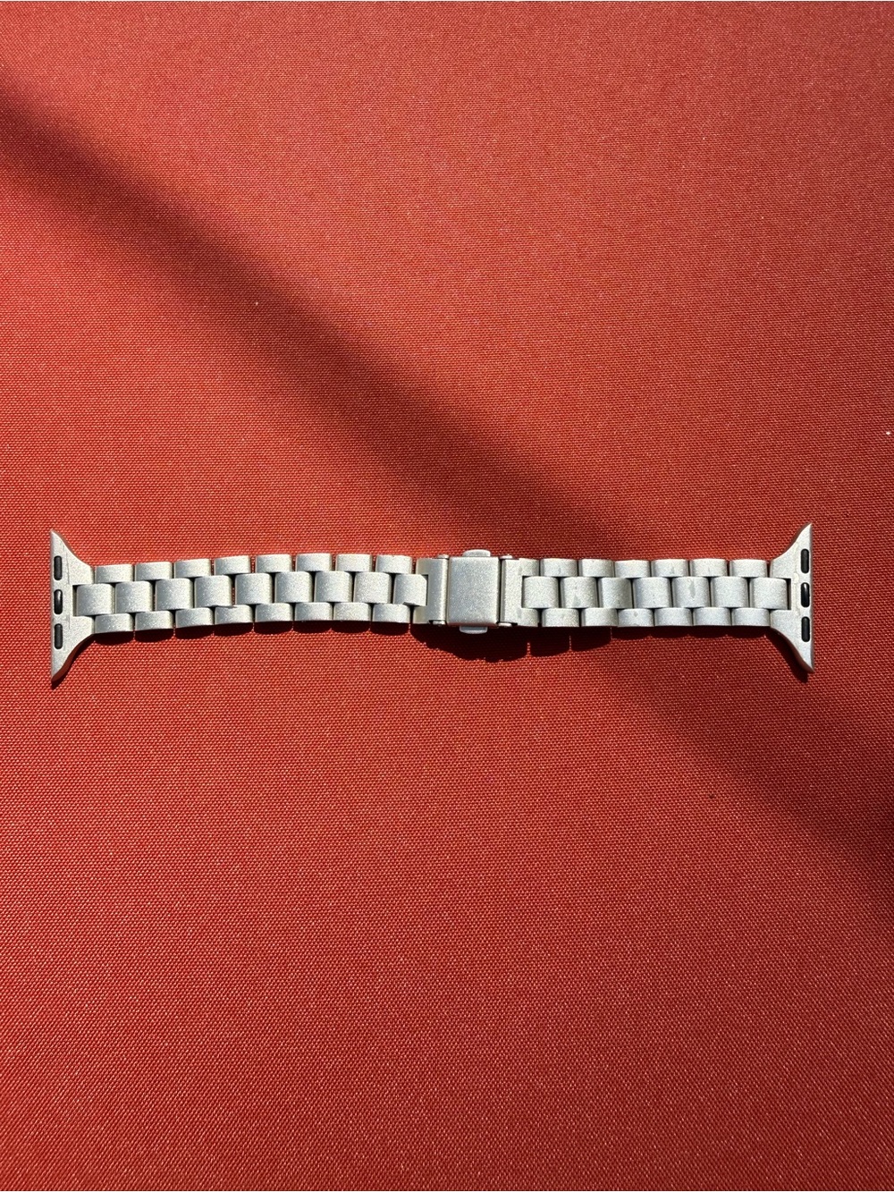 Stainless Steel Link Apple Watch Band - Silver